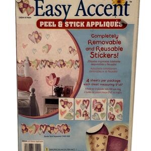 Easy Accent Peel & Stick Appliques; Hearts